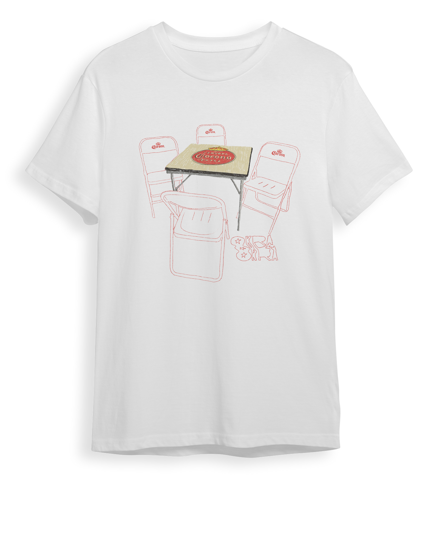camiseta mesa chelera