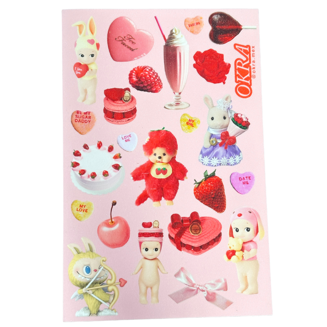 planilla valentines trinkets