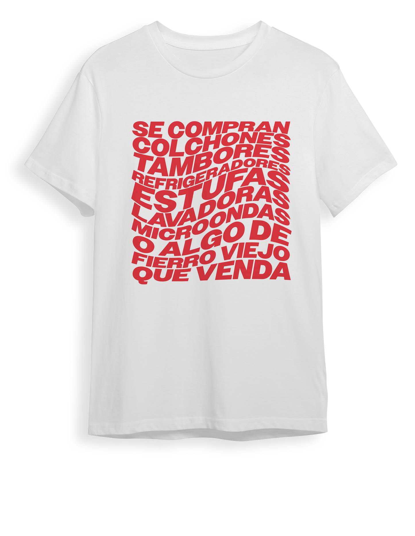 camiseta fierro rojo