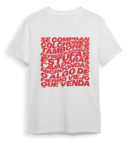 camiseta fierro rojo